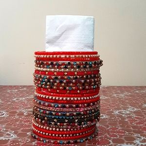 Handmade Tissue holder.